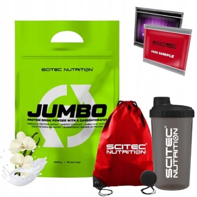 SCITEC JUMBO GAINER 6600g MASA MIĘŚNIOWA WYDOLNOŚĆ