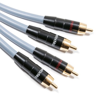 KABEL AUDIO 2RCA-2RCA CINCH MELODIKA MD2R07G 0,75m