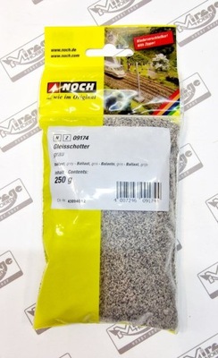 NOCH 09174 Ballast 250g - Grey (kamienie)