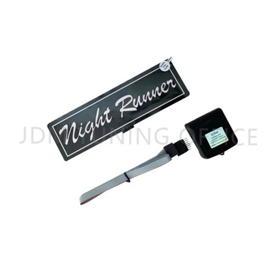 5 STARS WANTED LED (СВІТЛОДІОД) LIGHT DRIVE SAFE NIGHT RUNNER GLOW ПАНЕЛЬ TAKE CAR~50592