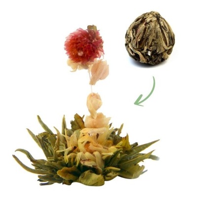 Herbata kwitnąca nagietek pełnik zielona herbata
