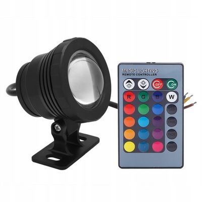 REFLEKTOR LAMPA PODWODNA RGB LED BASEN 12V 10W