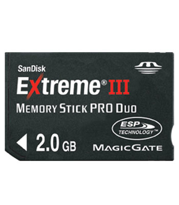 SanDisk Extreme III MS PRO Duo 2GB, Wa-wa