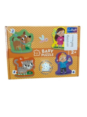 Baby Puzzle Piesek i Kotek 36134