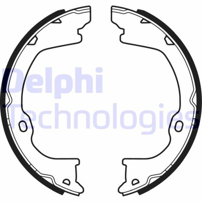 DELPHI LS2055 ZESATW ZAPATAS HAMULCOWYCH, HAMULEC P  