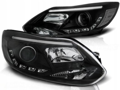 ФОНАРИ FORD FOCUS MK3 11- 10.14 TUBE LIGHTS BLACK