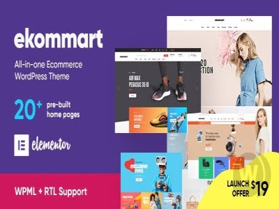 Szablon eKommart - WordPress Theme for E-Commerce