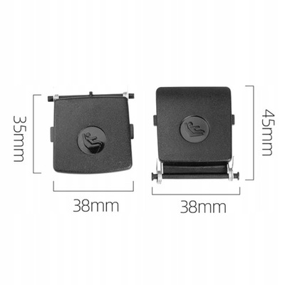Заглушка isofix bmw e92 e93 czarna фото №1