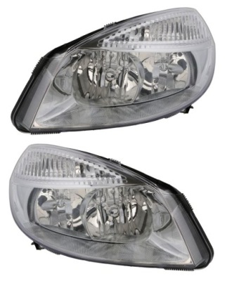 Фари лампи renault scenic ii 03-06 tyc комплект фото №1