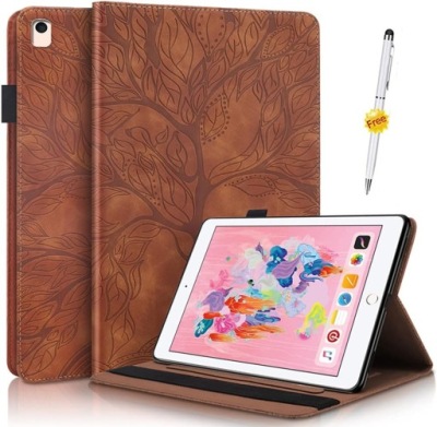 ETUI SKŁADANE DO APPLE IPAD AIR 4 10.9"/IPAD PRO 11" 4/3/2gen BRĄZOWE RYSIK
