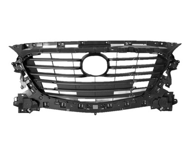 Mazda 3 bl 17-19 lift решітка радіатора решітка радіатора ciemno сіра фото №1