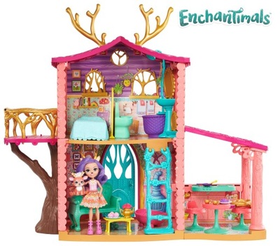 Mattel Enchantimals, Dom Jelonków Z Lalką GWG90