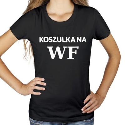 Koszulka na WF damska Czarna