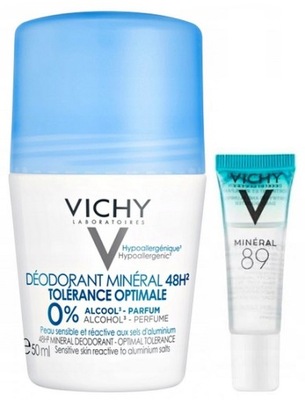 VICHY dezodorant ANTYPERSPIRANT mineralny w Kulce Roll-On Hipoalergiczny