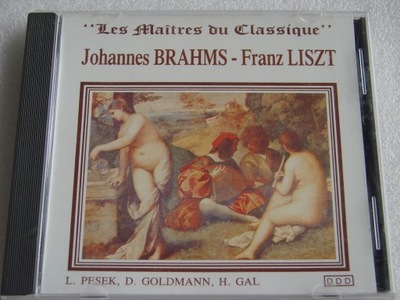 Brahms Liszt – Les Maitres Du Classique Pesek Gal Goldmann CD BDB