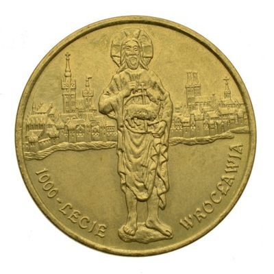 2 złote 2000 r. - 1000 lat Wrocławia
