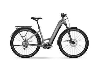 Rower elektryczny Haibike Trekking 7 Low urban grey/white gloss 2023 - L