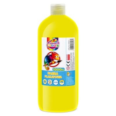 Farba Plakatowa Sweet Colours 1000 ml Żółta