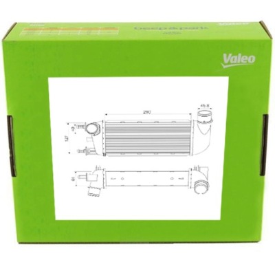 Интеркулер valeo к fiat 500 1.3 фото №1