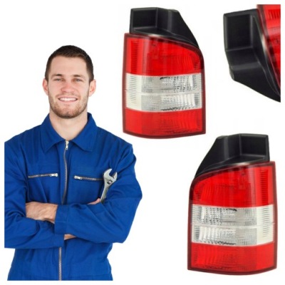 Volkswagen transporter t5 лампа задня ліва права фото №1