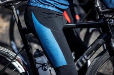 Getry rowerowe Rogelli Tyro Bibtight | BLACK/BLUE Rozmiar XXL