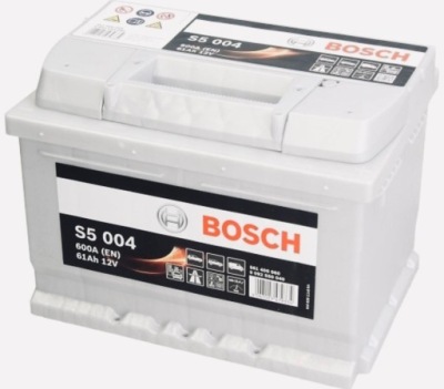 Акумулятор bosch s5 61 ah 600a s5004 фото №1