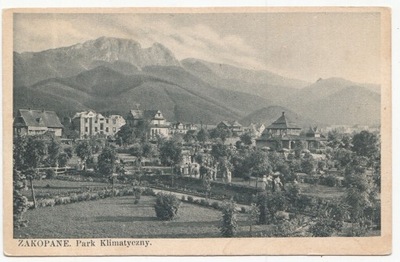 TATRY ZAKOPANE GIEWONT PARK KLIMATYCZNY 1934