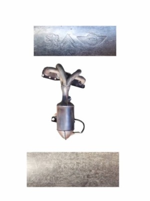 Катализатор k485 758565880 peugeot citroen mini 1.6 vti фото №1