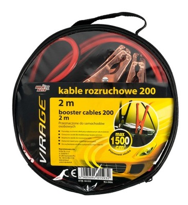 AMTRA CABLES DE ARRANQUE 200A 2M  