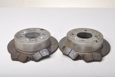 Kia magentis гальмівні диски гальмівні задня комплект 260mm фото №1