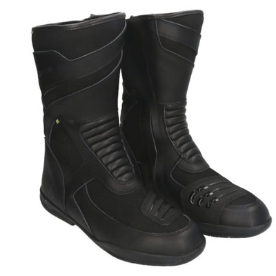 BOOTS MOTORCYCLE ADRENALINE ATTIKO BLACK LEATHER 46  