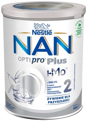NESTLE NAN OPTIPRO Plus 2 mleko modyfikowane 800 g