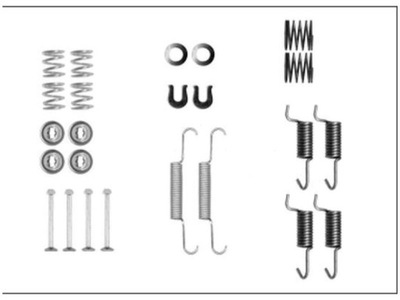 JUEGO DE MONTAJE ZAPATAS MITSUBISHI ASX 1.6-2.3 10-  