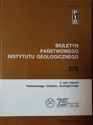 Biuletyn Państwowego Instytutu Geologicznego 370