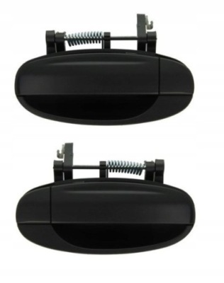 Chevrolet aveo daewoo kalos 2003- ручка наружное задняя правая левая комплект фото №1