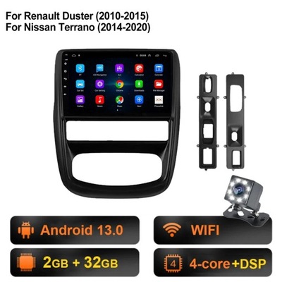 RADIO DE AUTOMÓVIL CON SYSTEMEM ANDROID 13 ANDROID AUTO PARA RENAULT DUSTER 1 2010-2015 CARPLAY  