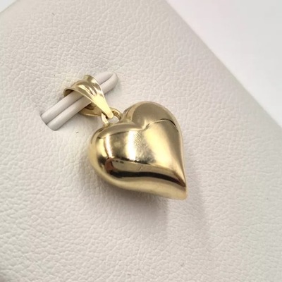 NIENOSZONA ZŁOTA ZAWIESZKA SERCE 585 0,89G