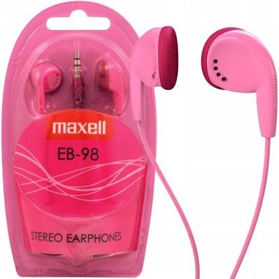 Słuchawki douszne Maxell EB-98 różowe 303454