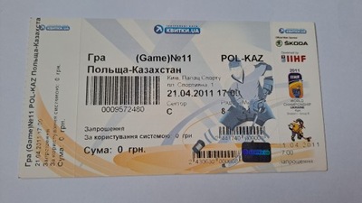 POLSKA - KAZACHSTAN 21-04-2011 - HOKEJ