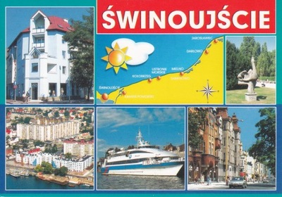 ŚWINOUJŚCIE - MAPKA