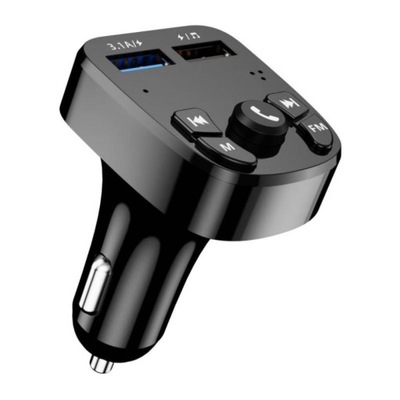 Transmiter FM Bluetooth 2x USB 3.1A Jellico F10 czarny