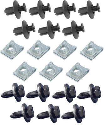 Kia ceed hyundai i30 набір кліпси захист гвинт фото №1