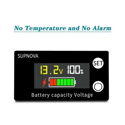 Waterproof DC 8V-100V Battery Capacity Indica 