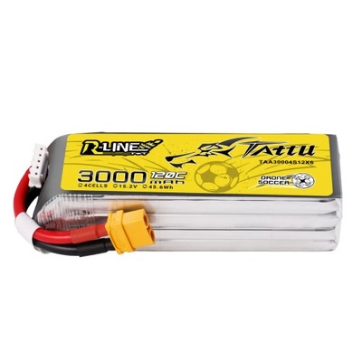 Akumulator LiPo Tattu 3000mAh 15.2V 120C 4S1P z wtyczką XT60
