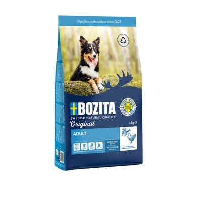 BOZITA ORIGINAL ADULT bez przenicy 12kg