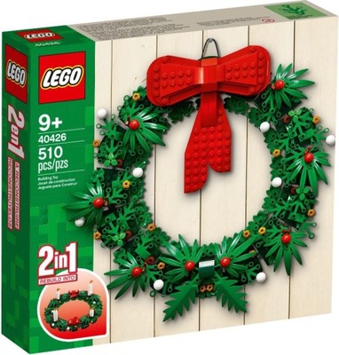 LEGO 40426 Bożonarodzeniowy wieniec święta 2 w 1