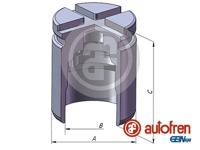 ПОРШЕНЬ ГАЛЬМІВНИЙ HONDA ЗАД ACCORD 2,0-2,4 08- D025472