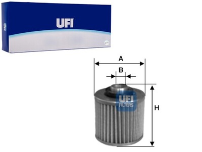 FILTRO ACEITES MZ MOTOCYKLE UFI UFI  