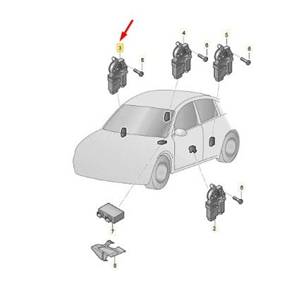 Skoda roomster передняя часть правый window регулятор двигатель rhd 6q1959801hsk2 фото №1