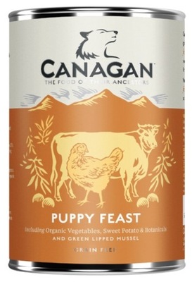 CANAGAN Dog Puppy 400g (puszka)